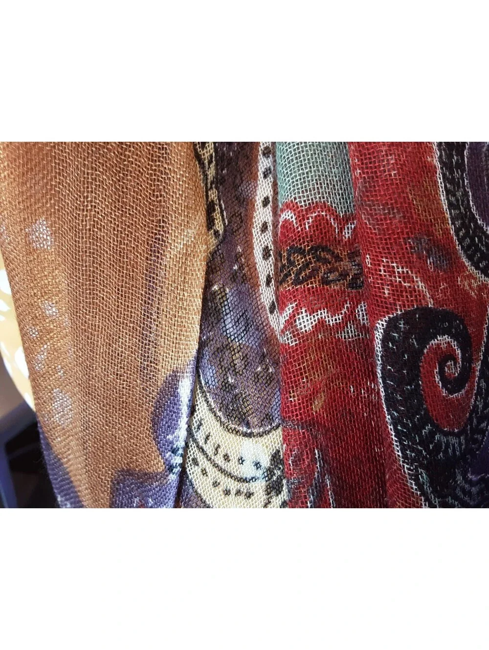 PASHMA 50 percent Silk percent Cashmere Designor Scarf